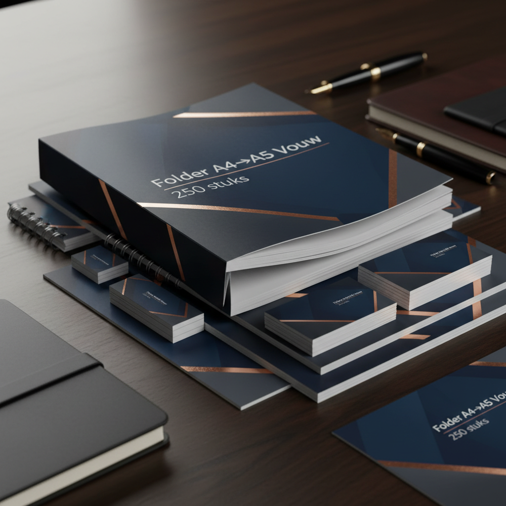 Folder A4→A5 Vouw — 250 stuks