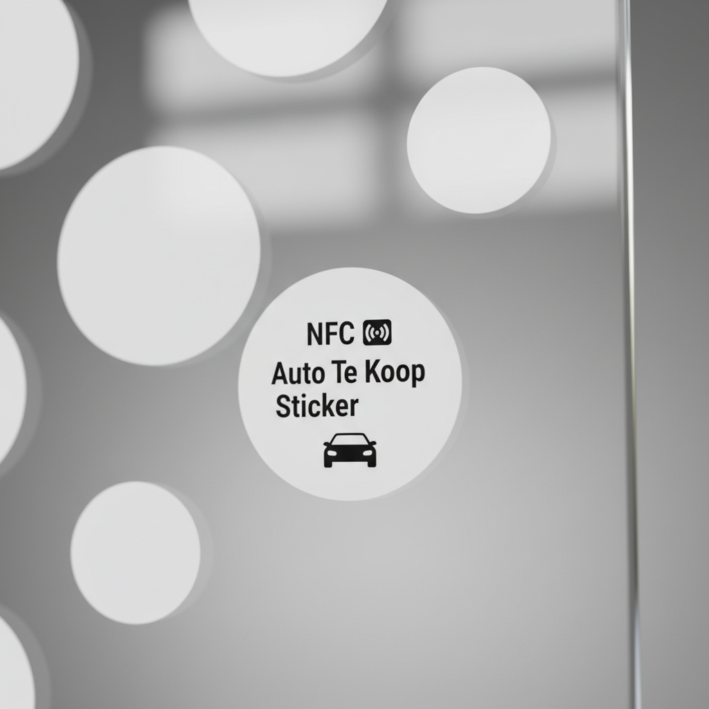 NFC Auto Te Koop Sticker