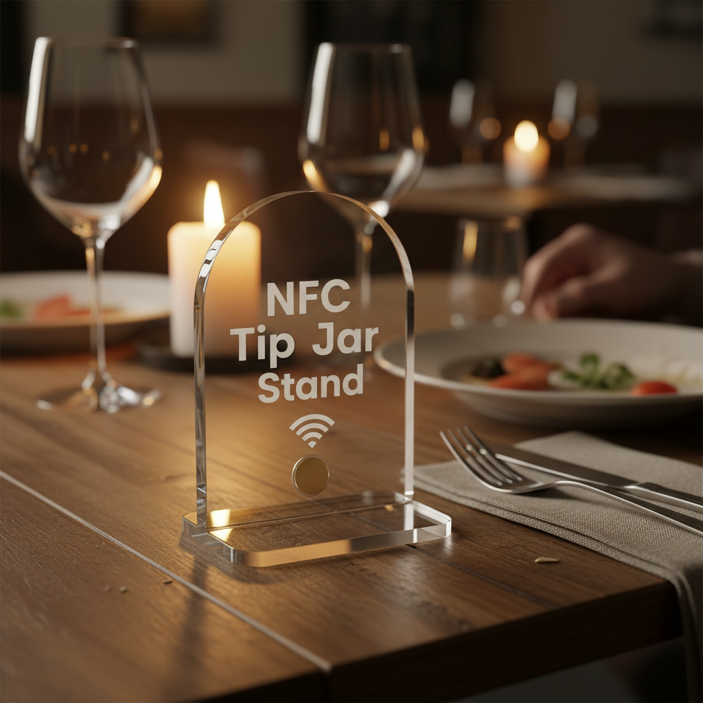 NFC Tip Jar Stand